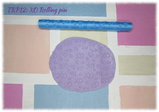 XOXO Valentine's Day Theme Texture Rolling Pin