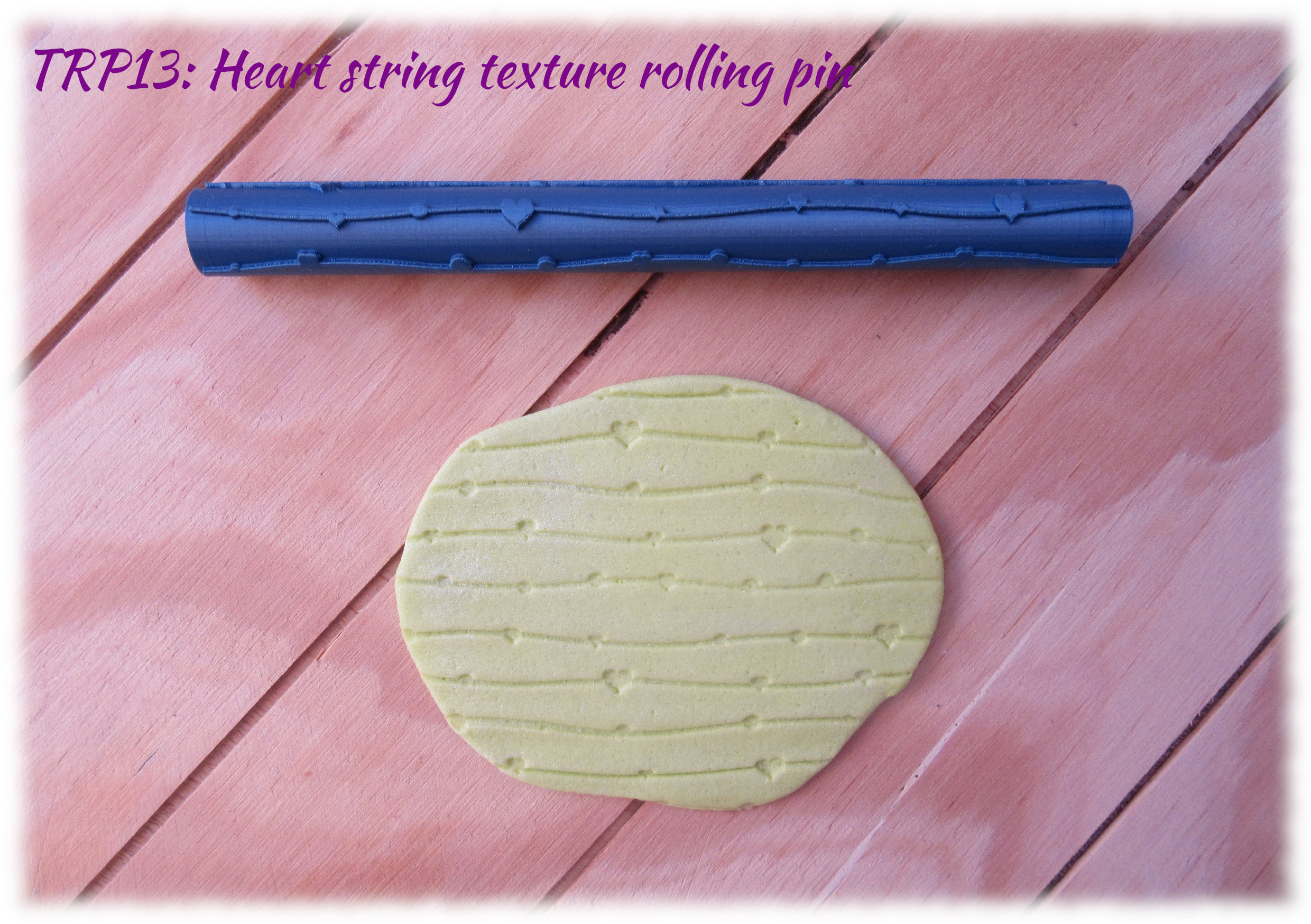 Heart String Texture Rolling Pin